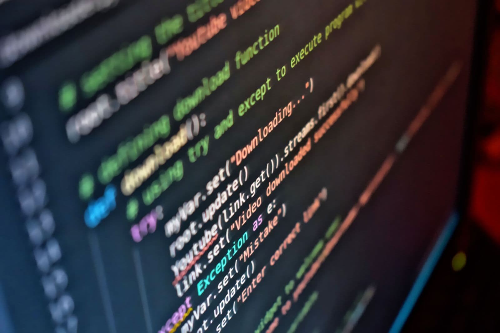 Configuration and policy on a screen
